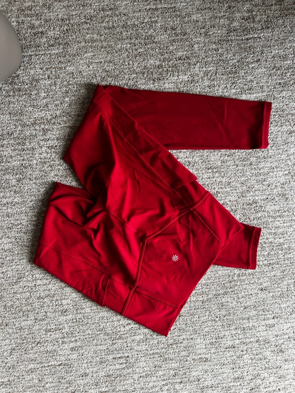 Athleta Salutation Stash Tight Small Red - Picture 4 of 4